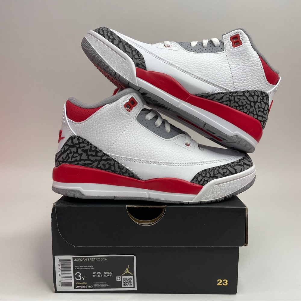 Nike Air Jordan 3 Retro PS “Fire Red” 2023 - Picture 1 of 4